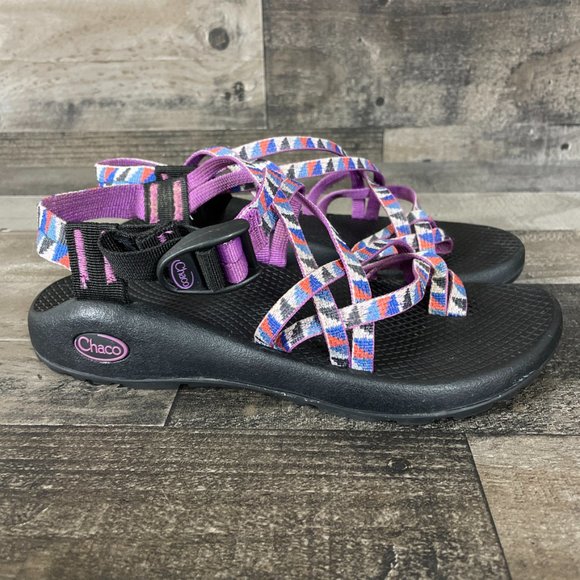 Chaco ZX/2 Classic Camper Purple Hiking Sandals - Picture 2 of 8